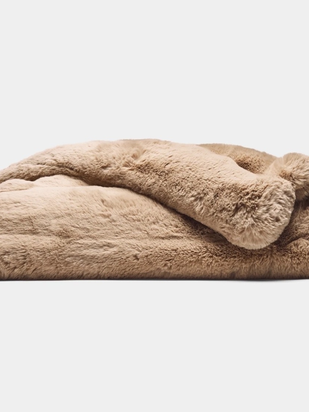 Cozy Earth Classic Channel Blanket Brandy